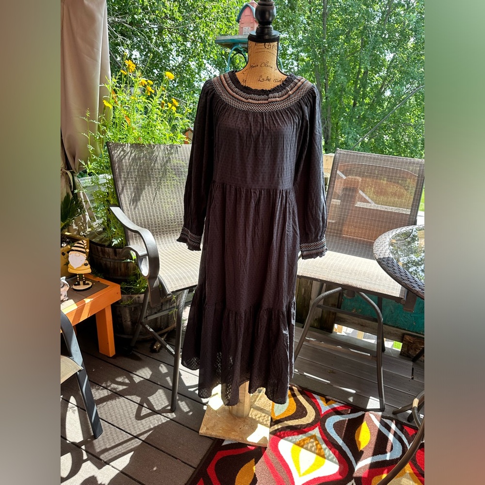 UNIVERSAL THREAD DRESS-black - Picture 4 of 11